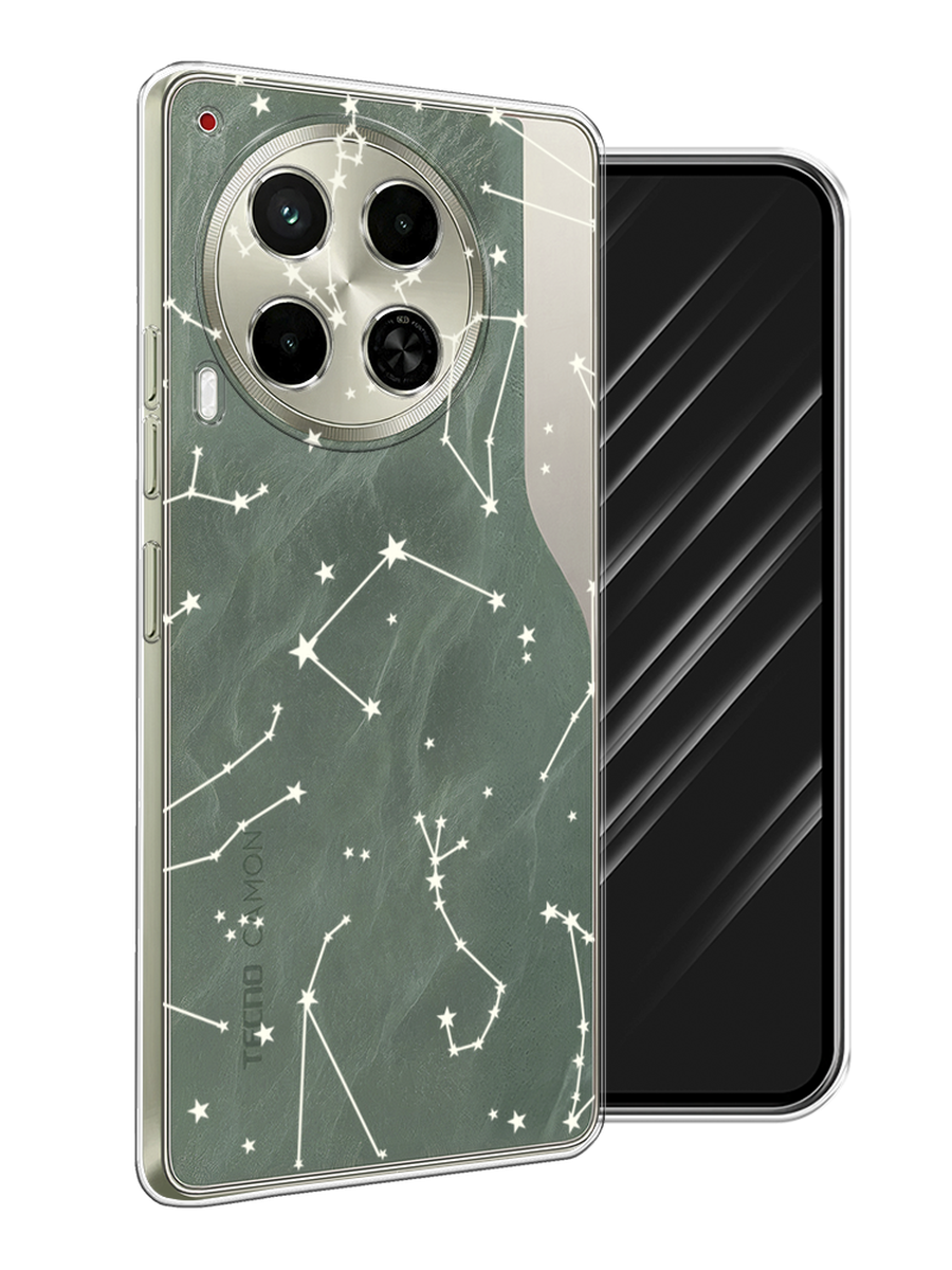 

Чехол Awog на Tecno Camon 30 5G "Созвездия", Прозрачный;серый;бежевый, 305550-1