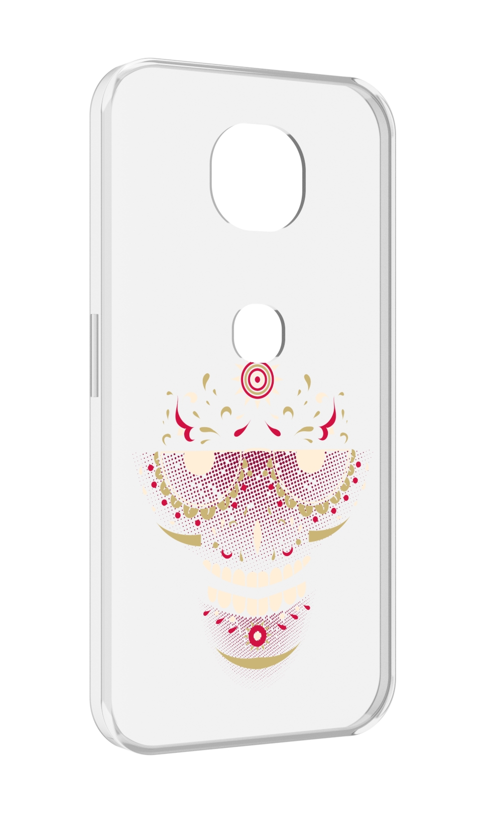 Чехол MyPads карнавальный скелет абстракция для Motorola Moto G5S (XT1799-2)