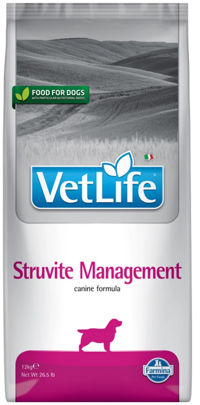 фото Сухой корм для собак farmina vet life struvite management, при мкб, курица, 12кг