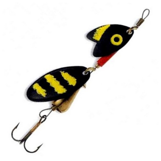 

Mepps Блесна вращающаяся (вертушка) MEPPS TANDEM TROUT ( 10гр/NR), Черный;желтый