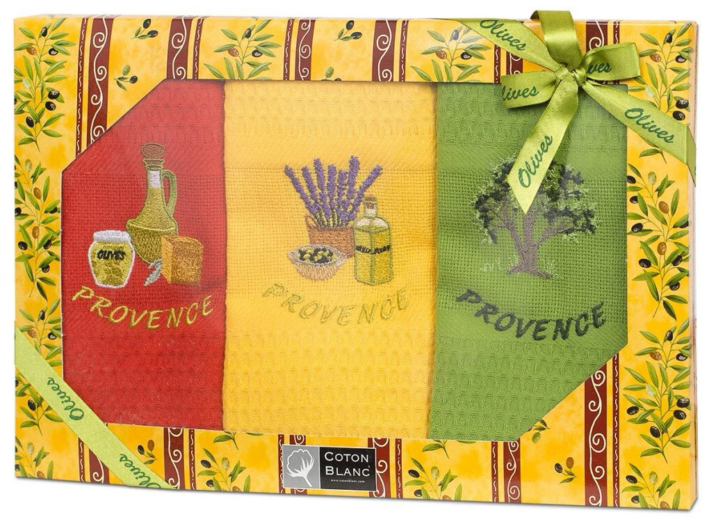 

Coton Blanc Кухонное полотенце Olive Mult (50х70 см - 3 шт), Комплект3-хполотенецCOTTONBLANCарт.Olivemult.разм.50х70