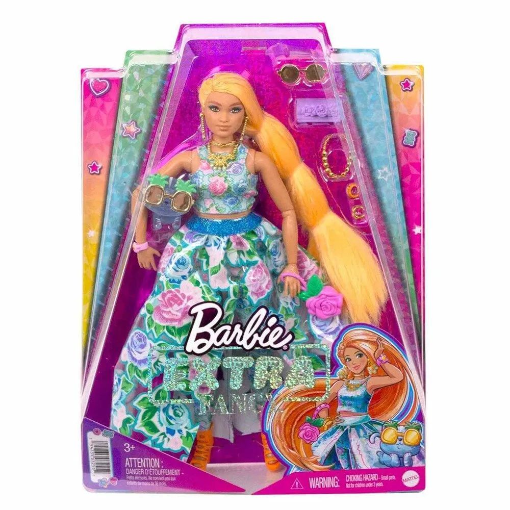 Кукла Barbie Extra Fancy в цветочном костюме HHN14 barbie алмазная мозаика extra 10х15 см