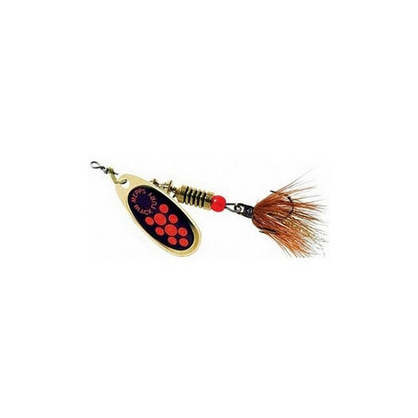 

Mepps Блесна вращающаяся (вертушка) MEPPS COMET BLACK FURY MOUCHE ( 8гр/OR), Золотистый;красный