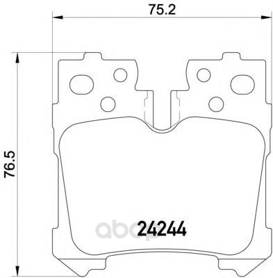 

Колодки LEXUS LS UVF4 , USF4 460 2012