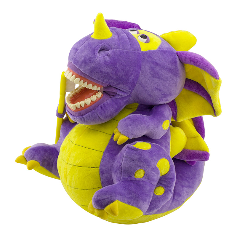 фото Игрушка мягкая с зубами revyline wj-033 "дракон"
