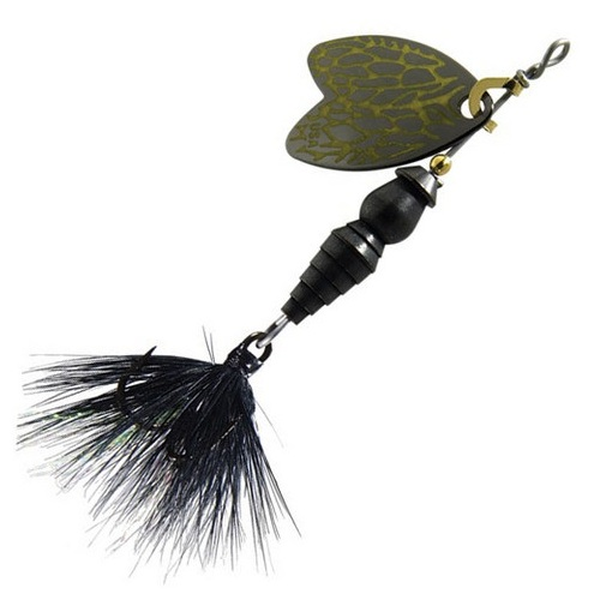 

Mepps Блесна вращающаяся (вертушка) MEPPS BUG ( 4гр/STONE FLY), Черный;зеленый