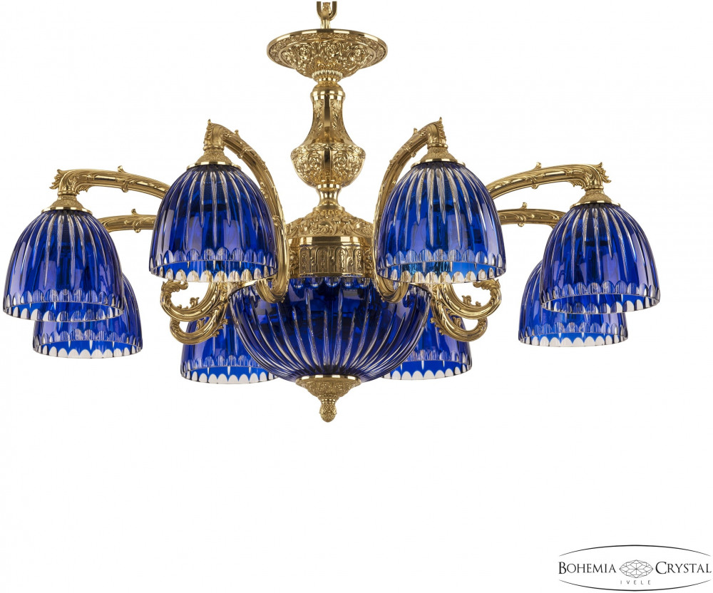 

Подвесная люстра Florence 71212P/8/210 G P1 D Clear-Blue/H-1K