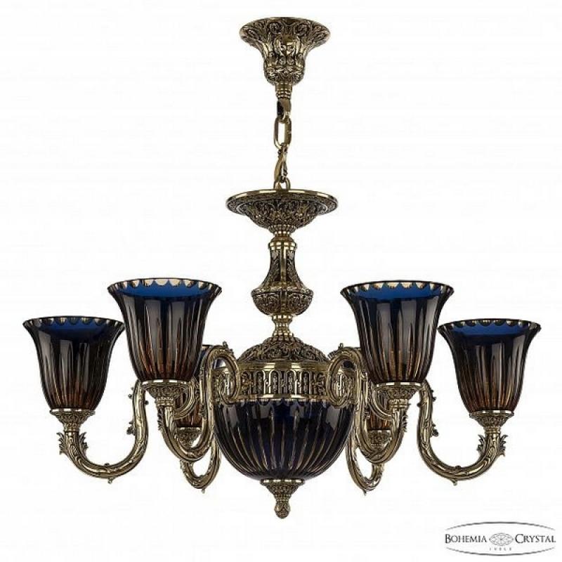 

Подвесная люстра Bohemia 7120 71203P/6/175 GB P2 U Amber-Blue/H-1K