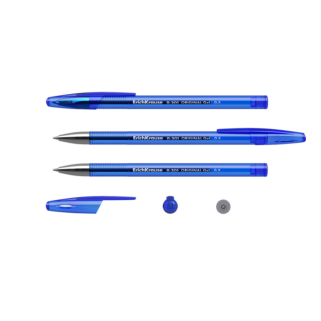 

Ручка гелевая ErichKrause R-301 Original Gel Stick 0.5, цвет чернил синий
