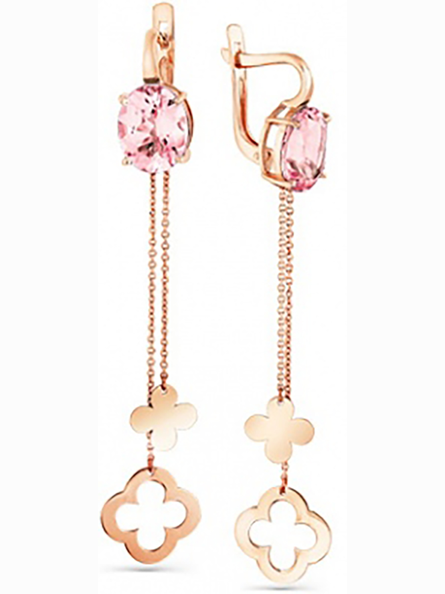 

Серьги из красного золота с 2 морганитами Master Brilliant 02-2-701-1800-010, 02-2-701-1800-010