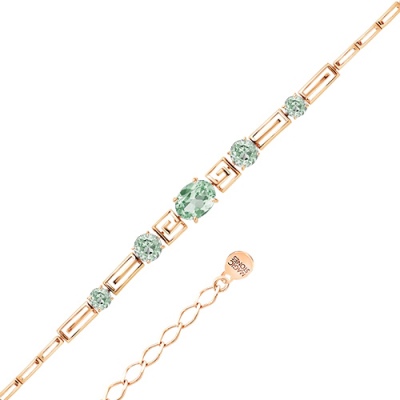 

Браслет из красного золота с 5 празиолитами 17,5 см Master Brilliant 08-1-089-0600-010, 08-1-089-0600-010