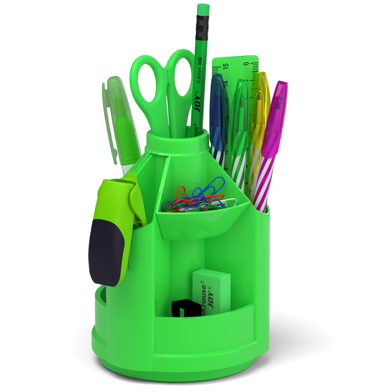 

Набор настольный на вращающейся подставке ErichKrause Mini Desk, Neon Solid, зеленый