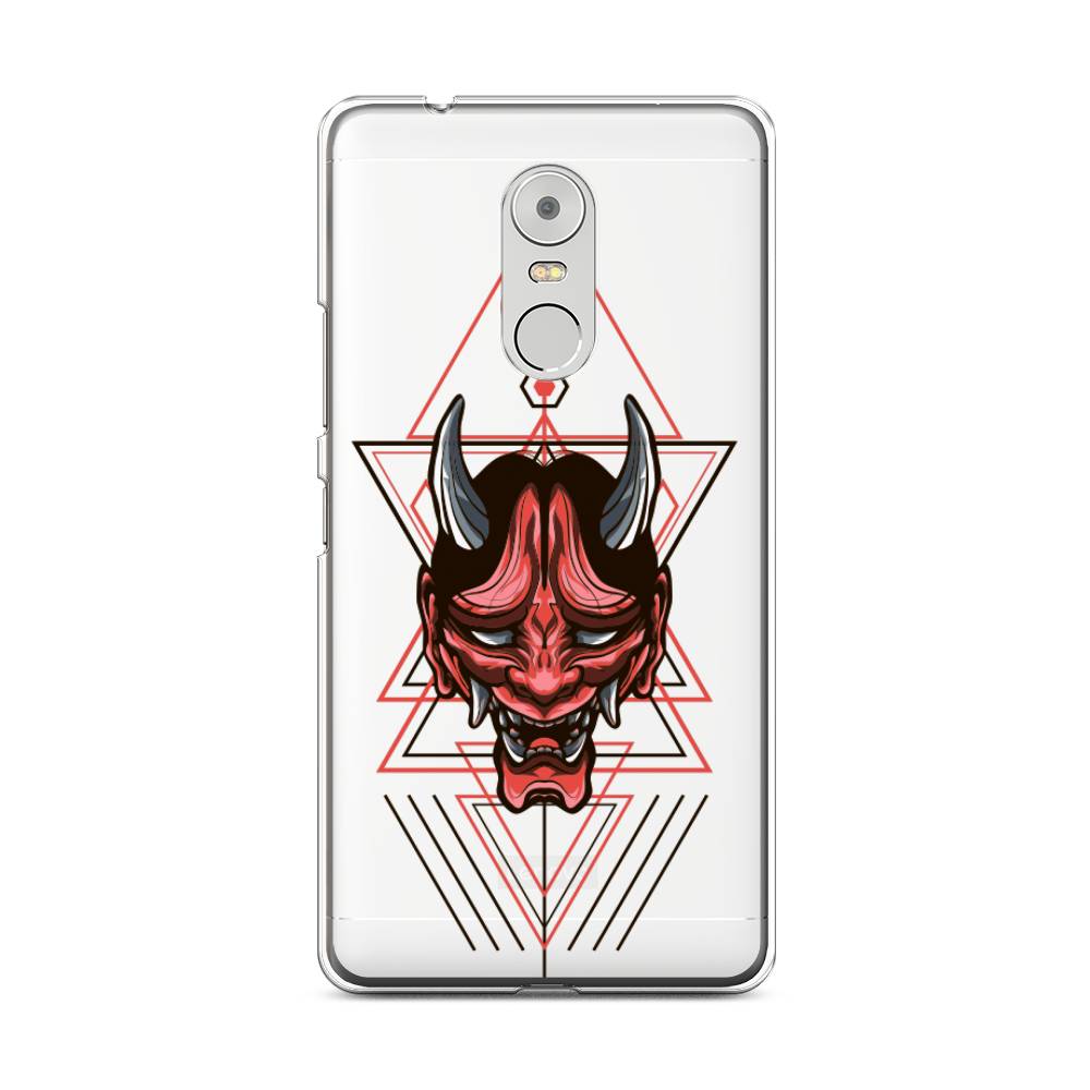

Чехол на Lenovo K6 Note "Hanya Oni mask", Серый;красный;черный, 112250-4