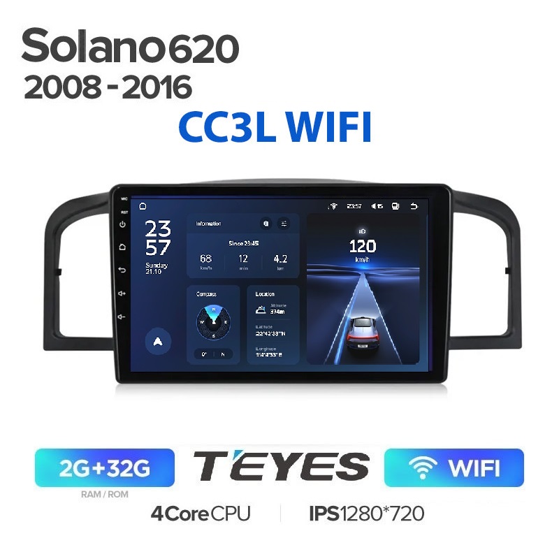 

Автомобильная магнитола штатная TEYES 3342 OS Android, CC3L WIFI
