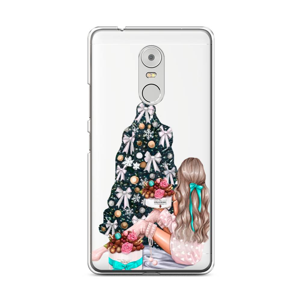 

Чехол на Lenovo K6 Note "New Year", Зеленый;бежевый;голубой, 112250-5