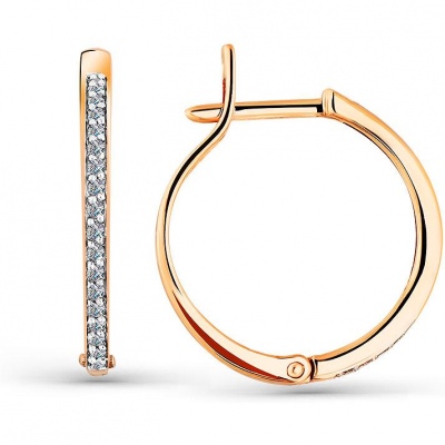 

Серьги из красного золота с 36 фианитами Master Brilliant 002-0035-0001-011, 002-0035-0001-011