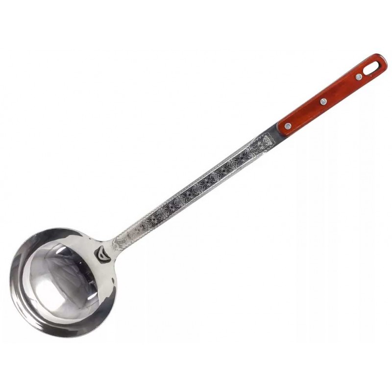 

Узбекский половник 41 см, Коричневый;серебристый