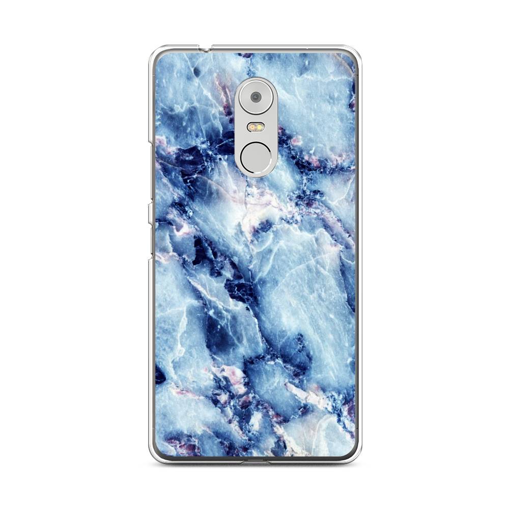 

Чехол на Lenovo K6 Note "Мрамор с синими прожилками", Синий, 112250-3