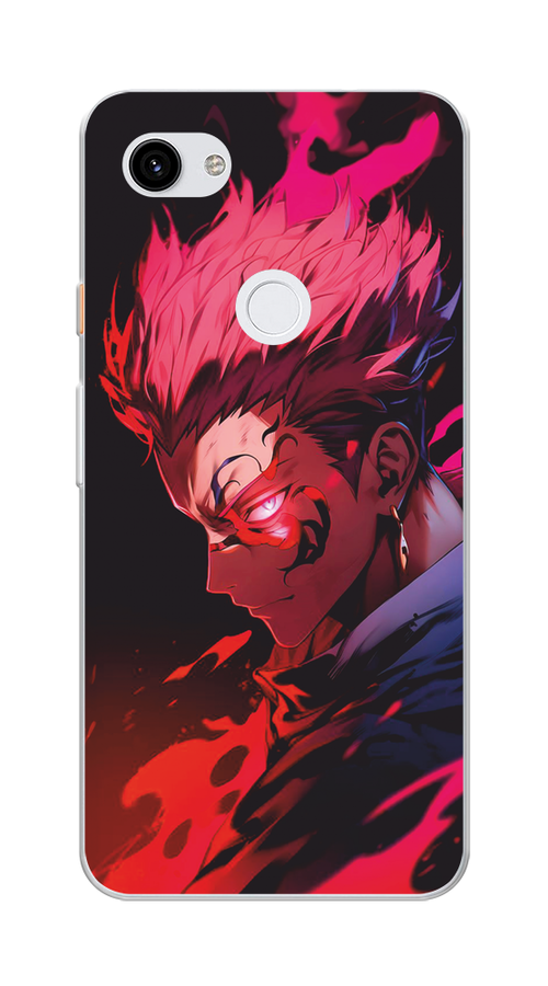 

Чехол Awog на Google Pixel 3A XL "Взгляд Сукуны", Розовый;красный;черный, 270450-1