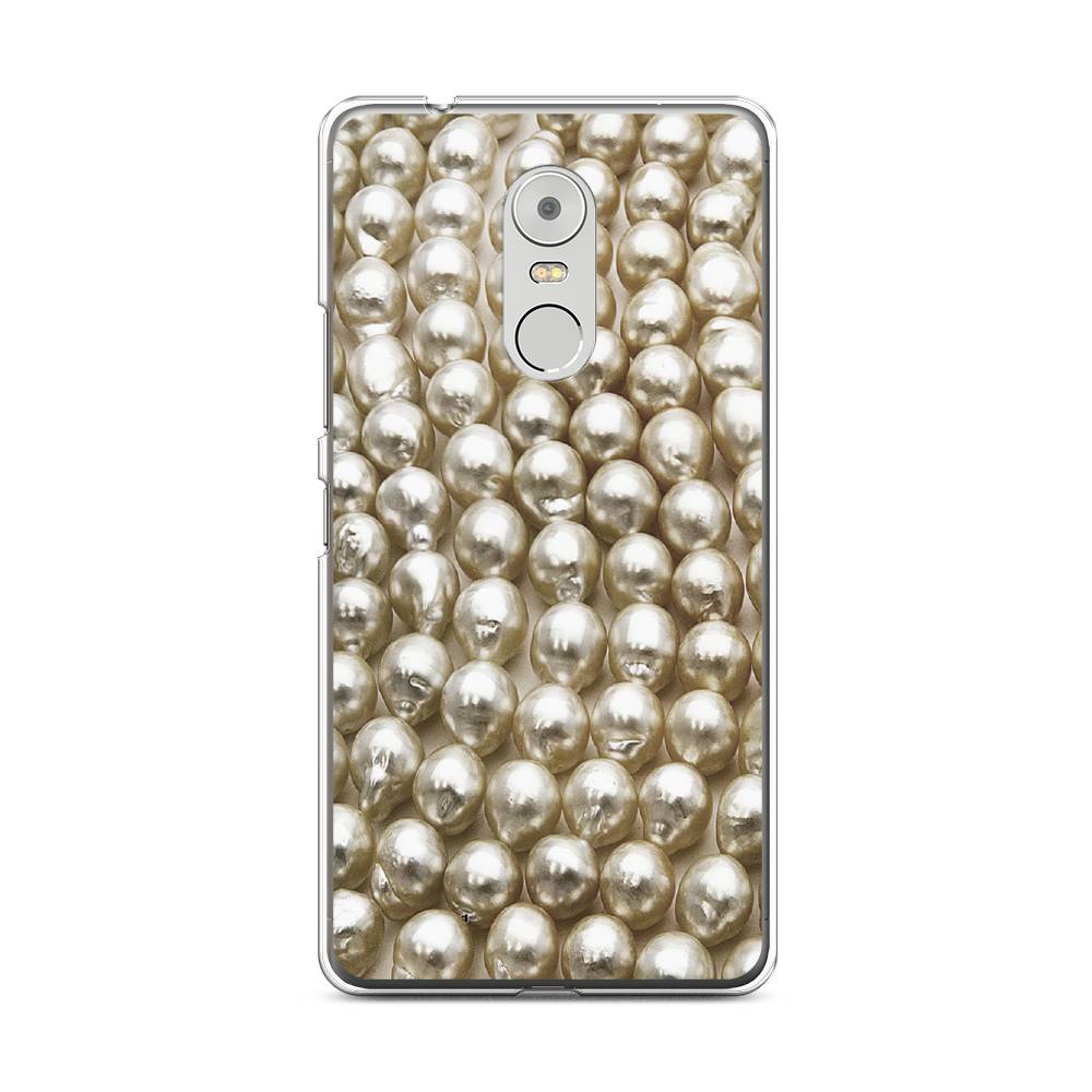 

Чехол на Lenovo K6 Note "Жемчуг", Бежевый, 112250-3