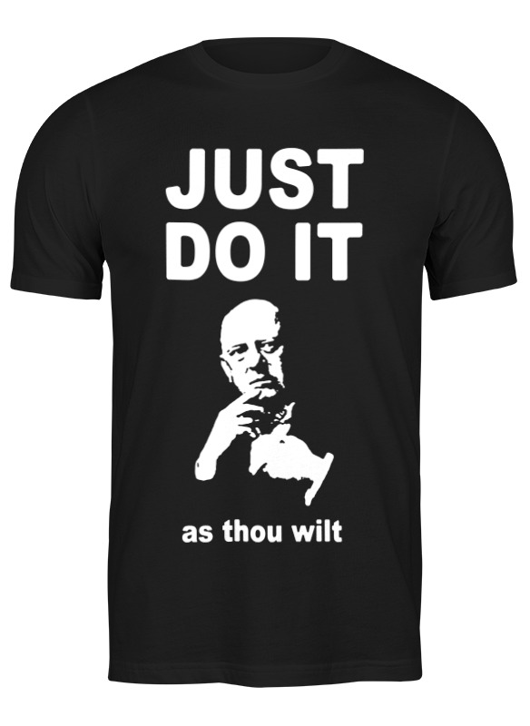 

Футболка мужская Printio Just do it (as thou wilt) 2538761 черная 2XL, Черный, Just do it (as thou wilt) 2538761