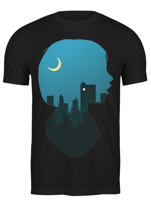 

Футболка мужская Printio Твоя ночь 2530615 черная 2XL, Черный, Твоя ночь 2530615