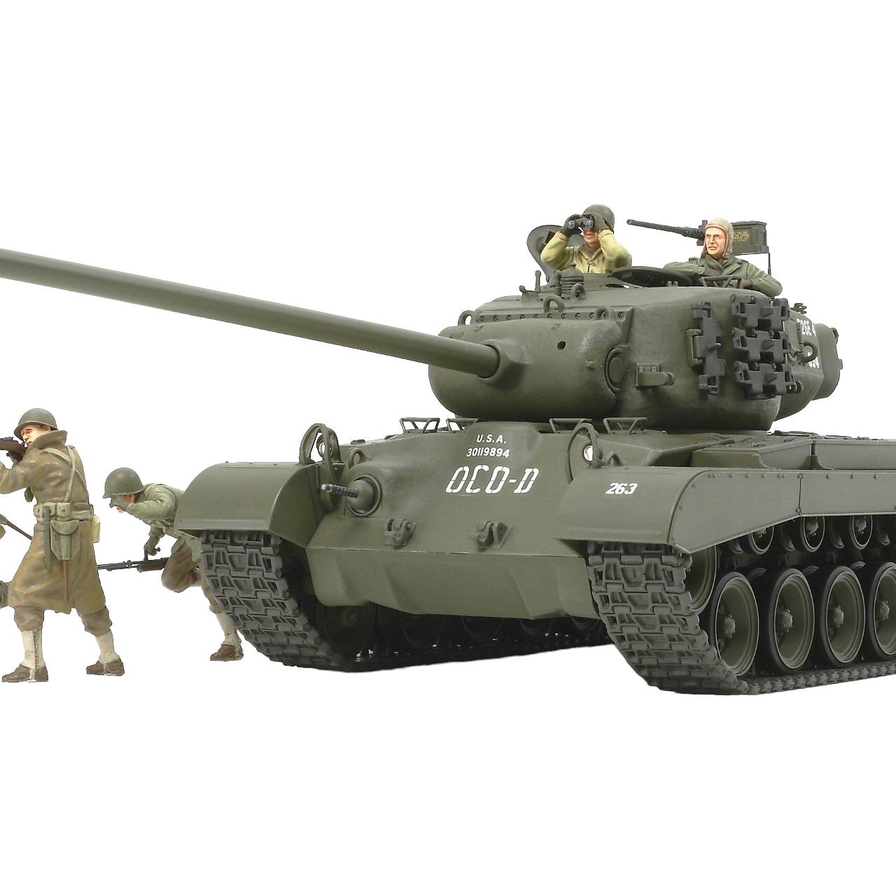 

35319х Tamiya 1/35 Американский танк T26E4 "SUPER Pershing" (5 фигур), 35319х