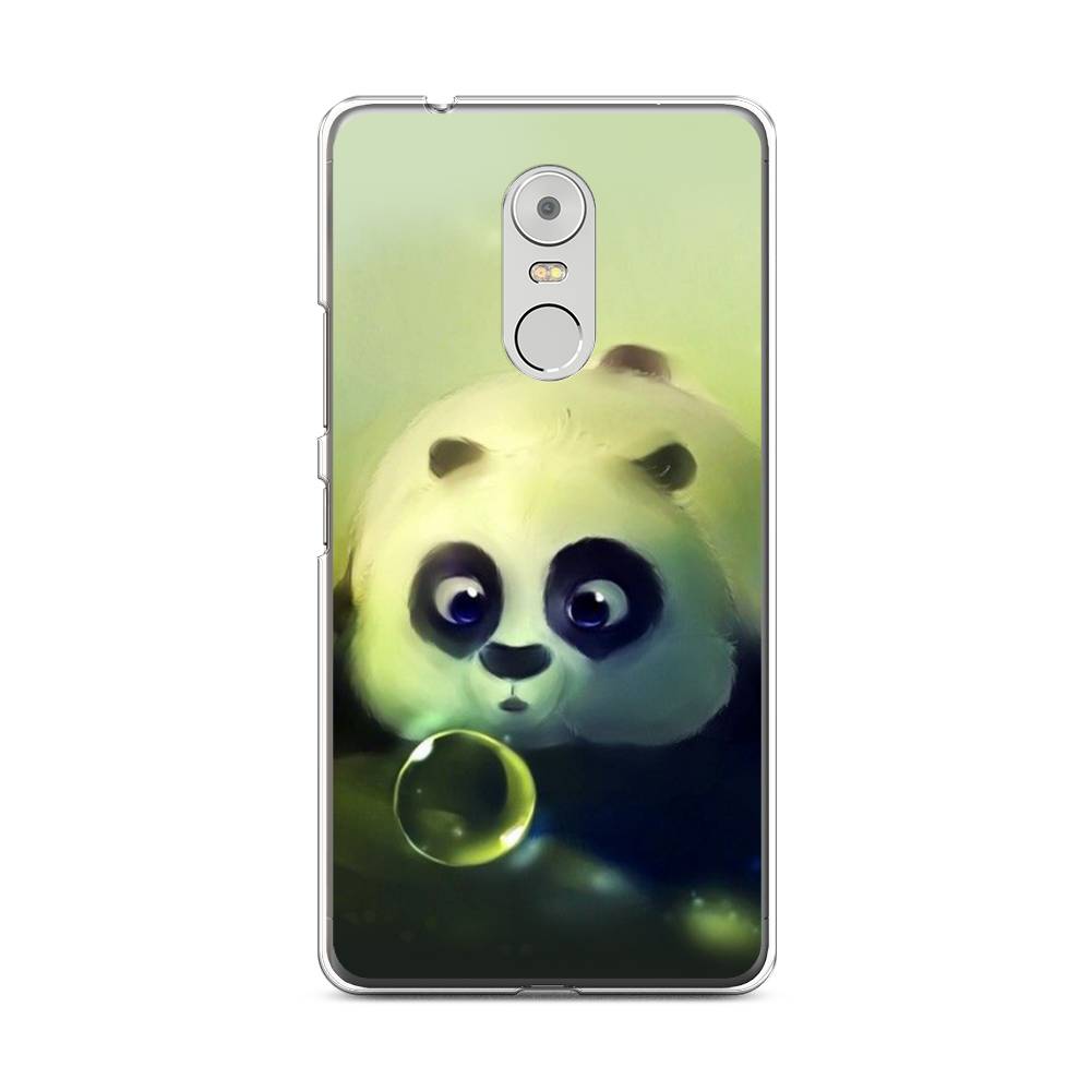 

Чехол на Lenovo K6 Note "Малыш панды", Зеленый;черный;серый, 112250-1