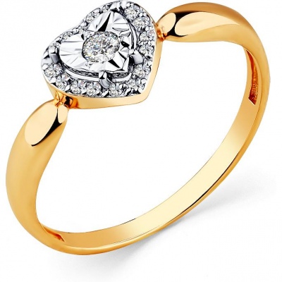 

Кольцо из золота с 17 фианитами р. 16,5 Master Brilliant 001-0408-0001-041, 001-0408-0001-041