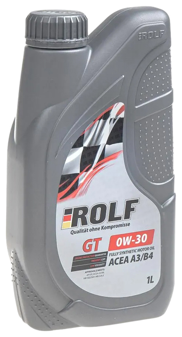 

Моторное масло Rolf синтетическое Gt 0w30 Sp Acea A3/B4 1л