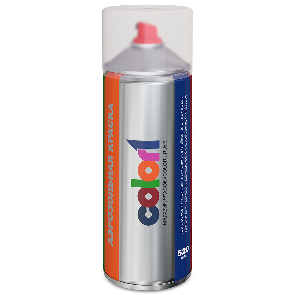 

Аэрозольная краска COLOR1 PR2KIAaer цвет PR2 - FIERY RED, POMEGRANATE RED, Красный