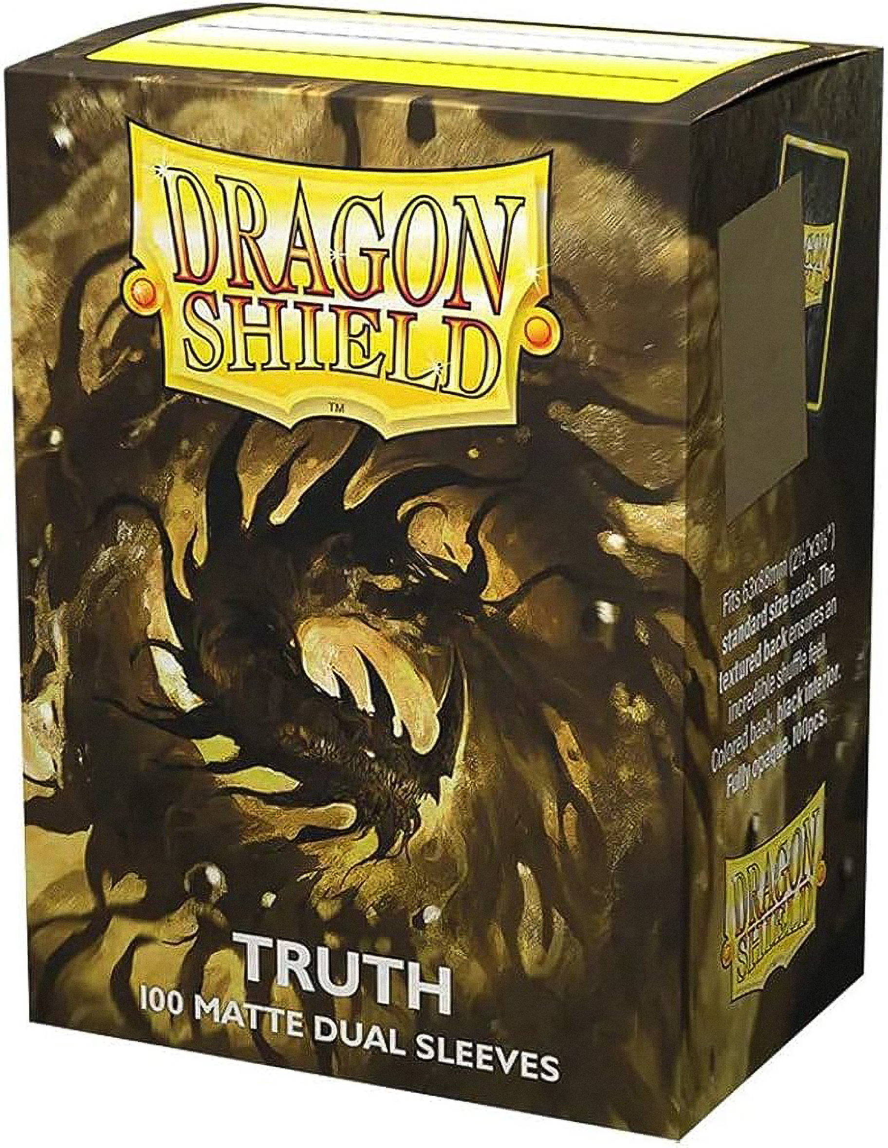 

Протекторы Dragon Shield Truth 64x89 мм, 100 шт. для карт MTG, Pokemon, Коричневый, Truth 64x89 мм, 100 шт., для карт MTG, Pokemon