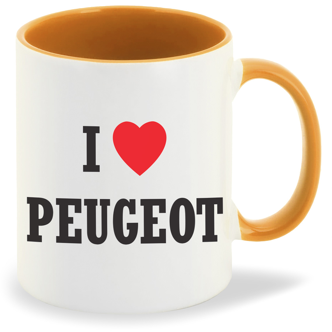 

Кружка CoolPodarok Авто I love Peugeot, Авто I love Peugeot