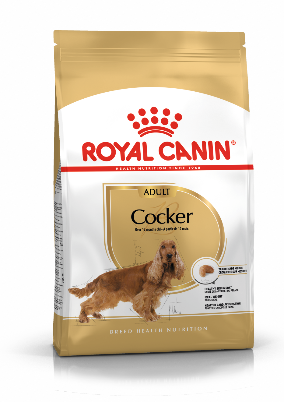 

Сухой корм для собак Royal Canin Cocker Adult, для породы Кокер Спаниель 3 кг, Cocker Adult