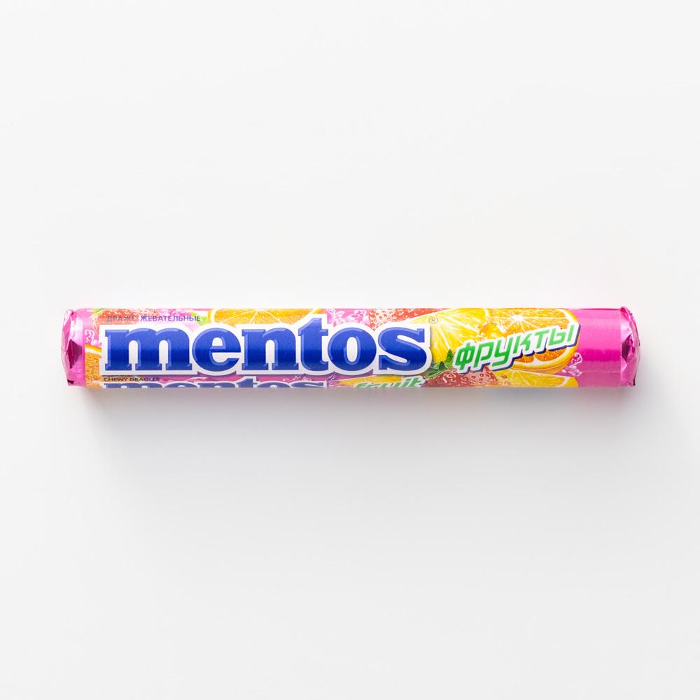 

Драже жевательное Mentos фрукты, 37,5 г