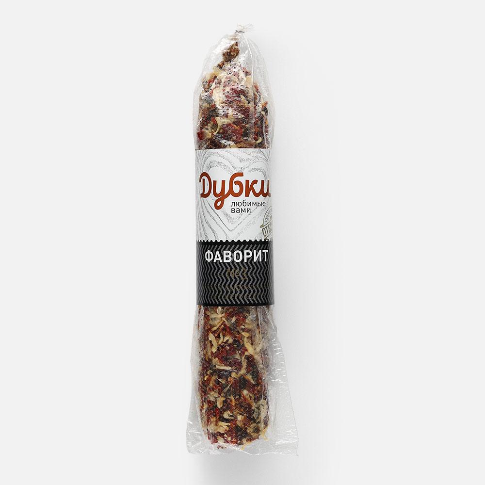 

Колбаса сырокопчёная Дубки Фаворит, 435-460 г