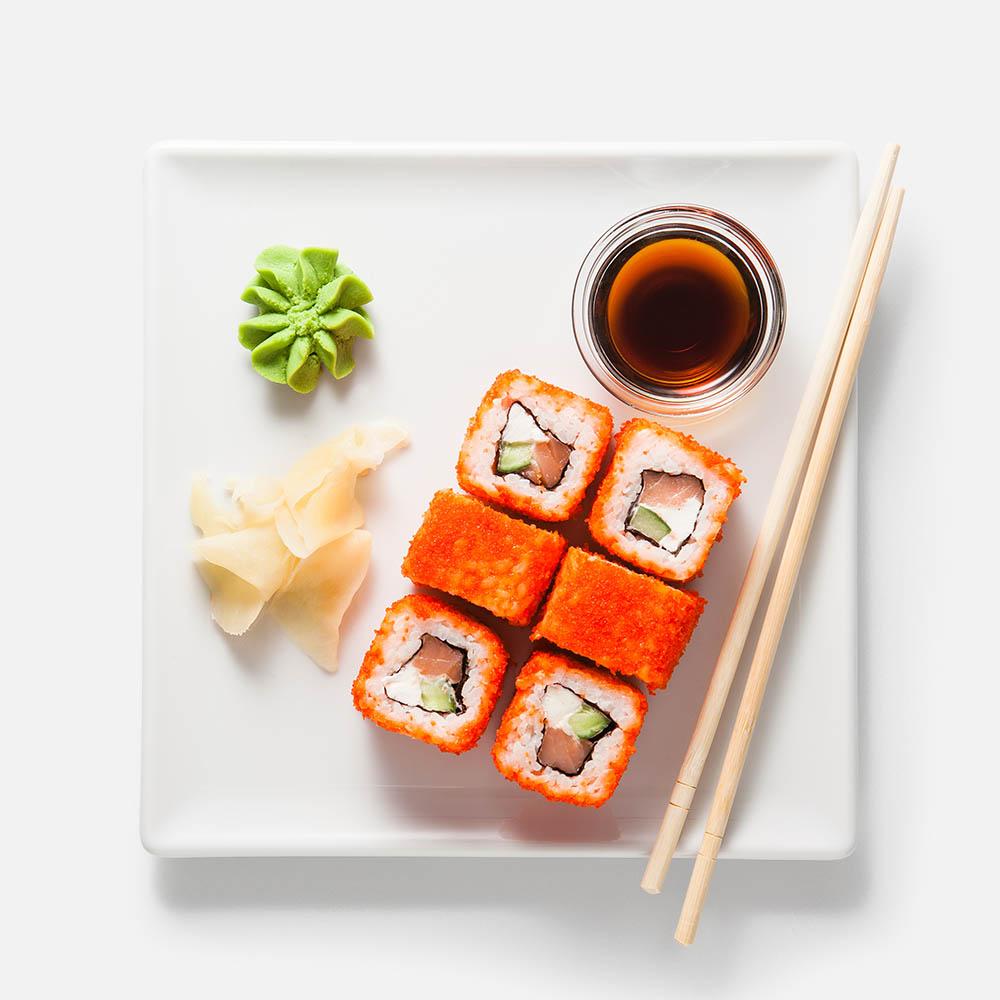

Ролл justfood Калифорния с икрой, 225 г