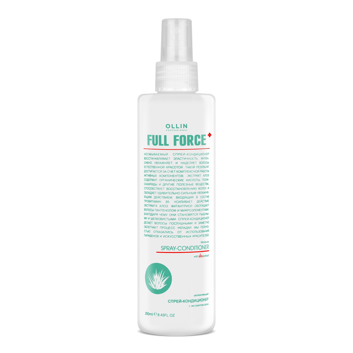 

Спрей для волос Ollin Professional Full Force Moisturizing Spray-Conditioner 250 мл, Moisturizing Spray-Conditioner