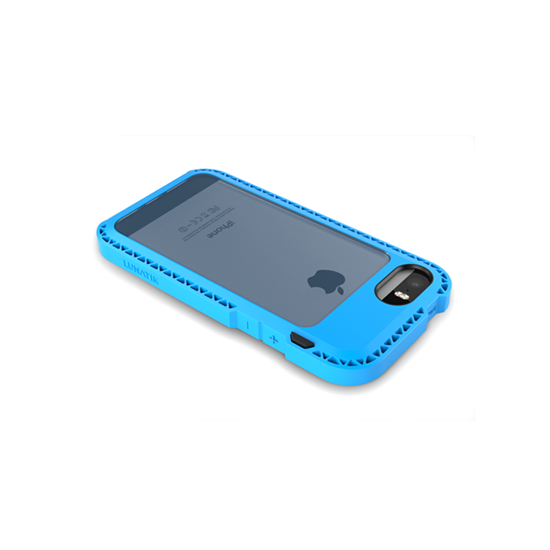 Противоударный чехол LUNATIK Seismik для Apple iPhone 5/5S/SE голубой