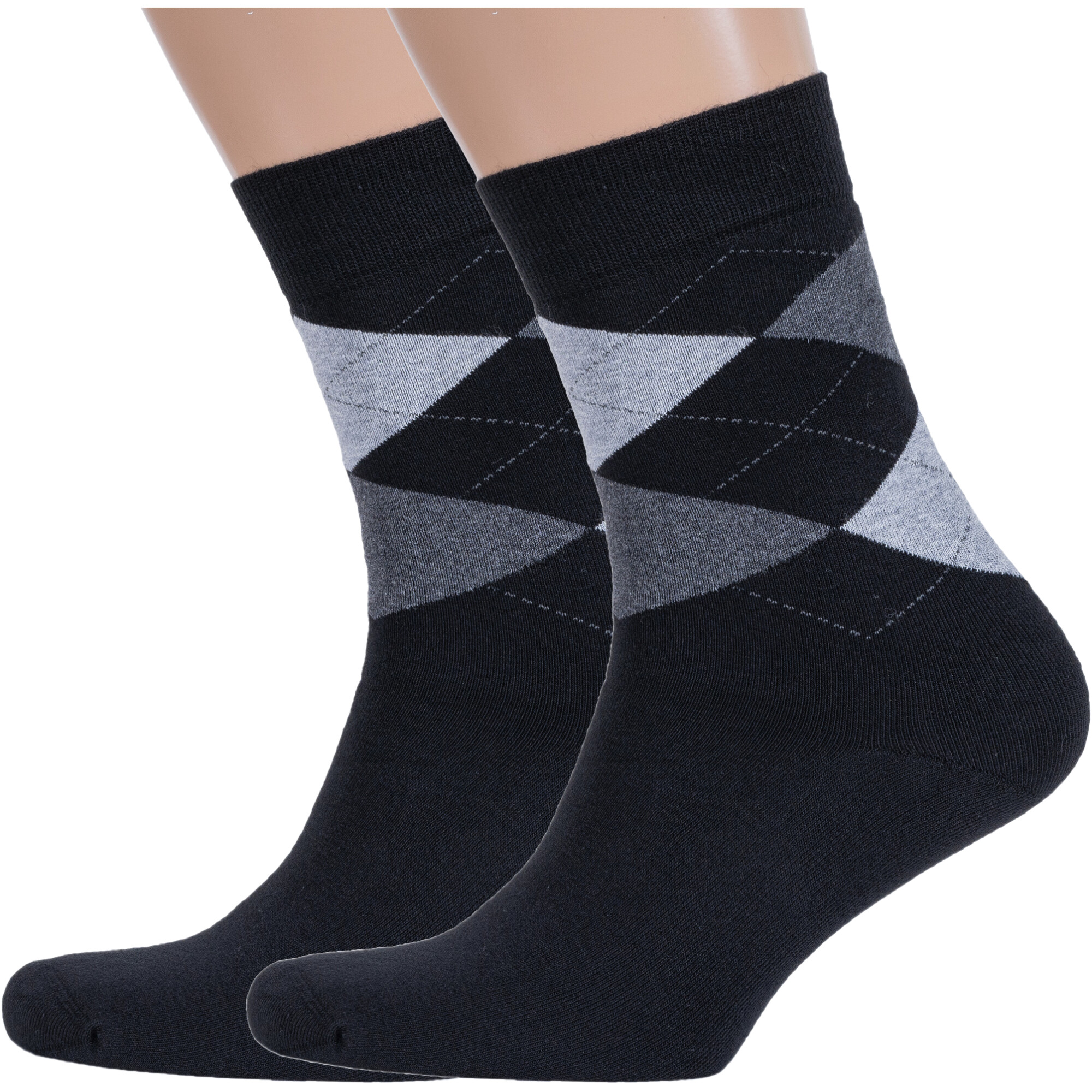 

Комплект носков мужских Rusocks 2-М3-33064 черных 25-27, 2 пары, Черный, 2-М3-33064