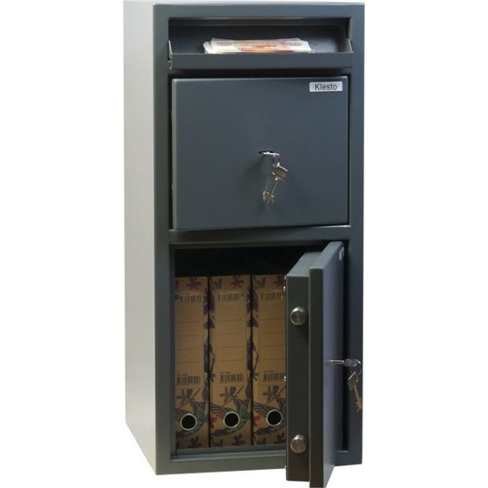 

KlestO Сейф депозитный DS78/2 1000951, Серый