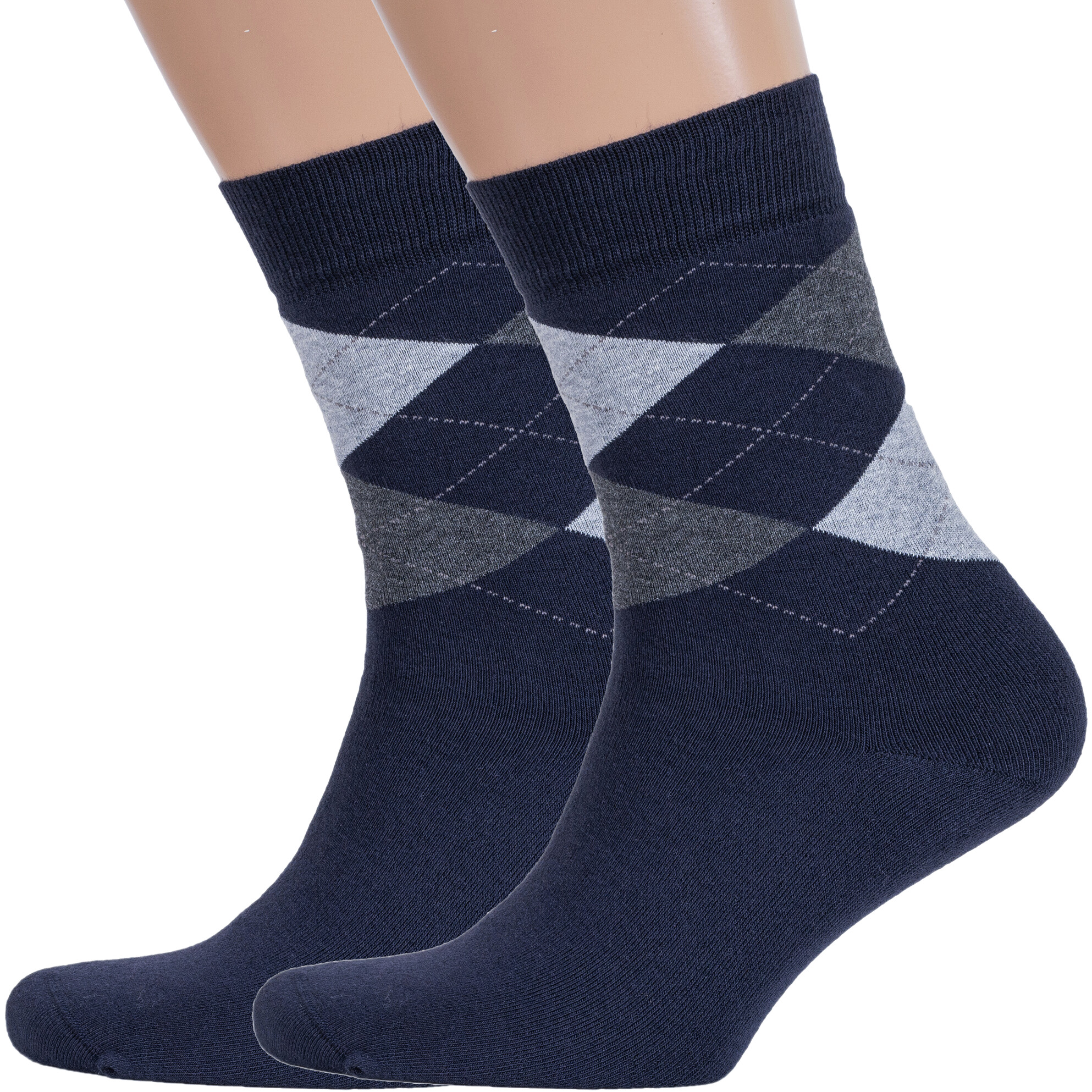 

Комплект носков мужских Rusocks 2-М3-33064 синих 25-27, 2 пары, Синий, 2-М3-33064
