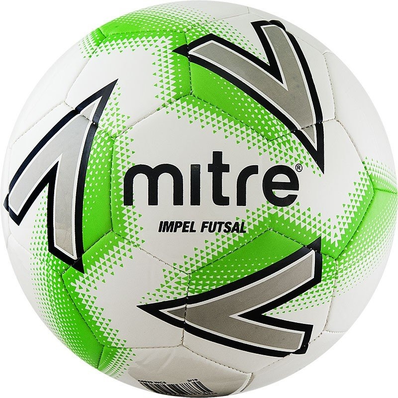 фото Футзальный мяч mitre futsal impel №4 white/green/grey/black