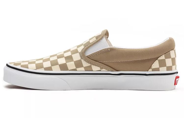 

Слипоны унисекс Vans slip-on бежевые 34.5 EU, Бежевый, slip-on