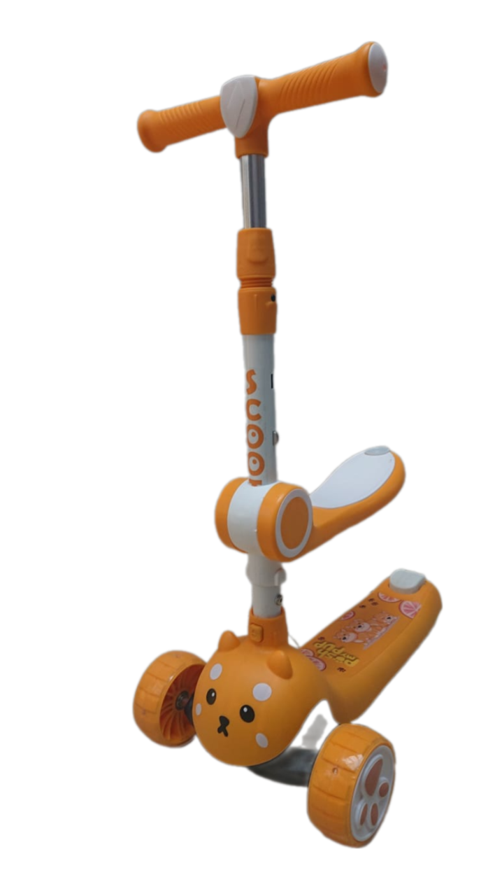 Детский самокат Luxmom YL-3302 оранжевый