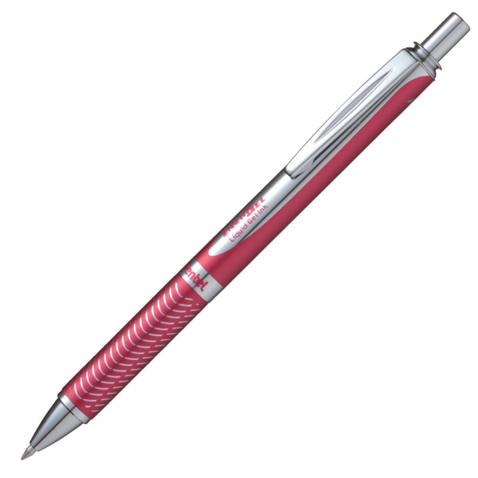 

Ручка гелевая Pentel Sterling EnerGel красный корпус черная 0,7мм BL407B