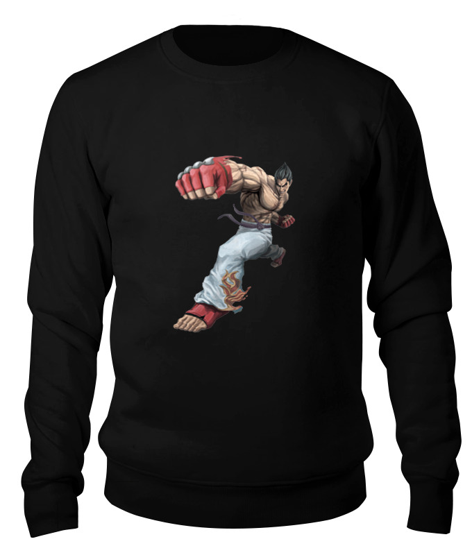 

Свитшот унисекс Printio Tekken fighter! черный L, Tekken fighter!