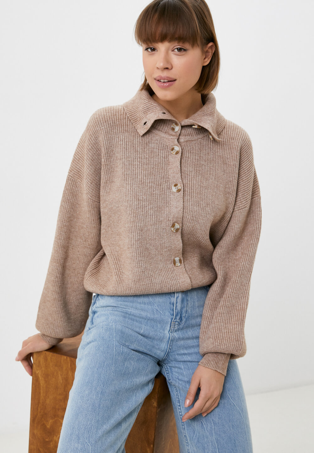 

Кардиган женский Incity 1.1.2.21.01.05.02045/006109 бежевый XS, 1.1.2.21.01.05.02045/006109