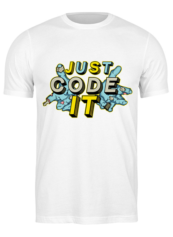 

Футболка мужская Printio Js code 2485505 белая 2XL, Белый, Js code 2485505