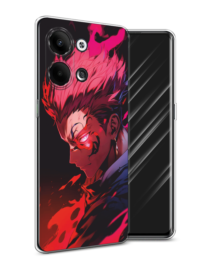 

Чехол Awog на Oppo Reno 9 "Взгляд Сукуны", Розовый;красный;черный, 2512750-1
